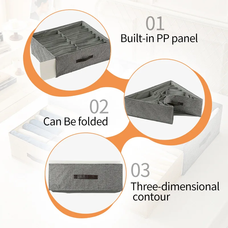 Wardrobe Clothes Organizer Cabinet Drawers Separator Box -16 Grid