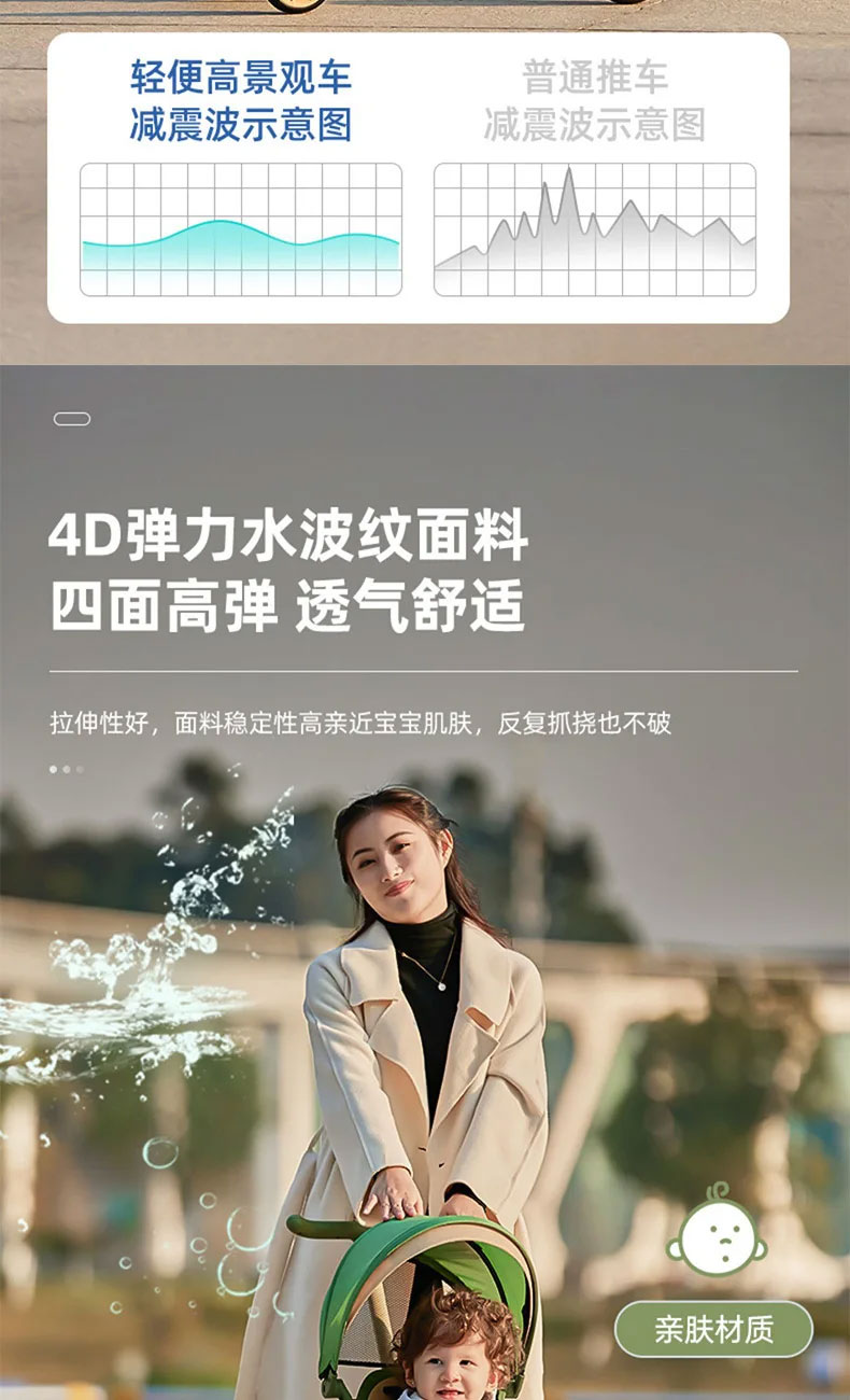 Magic Stroller EG6 Two-Way Reversible Stroller