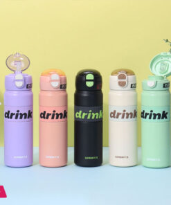 304 Stainless Steel Space Cup Big Belly Water Bottle - 600ml