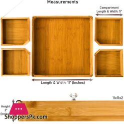 Serving Platter 4 Compartments Bamboo Wooden Divided Serving Tray With Lid Removable Dividers Wooden Nut Tray With Lid Great Veggie Tray Serving Dish Candy Bowl Serving Trays For Party Taco Dip Parties Platters Chip Bowls For Parties