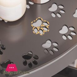 4-Layer Multipurpose Plastic Corner Rack Metal Pipe Floor Corner Shelf Basket