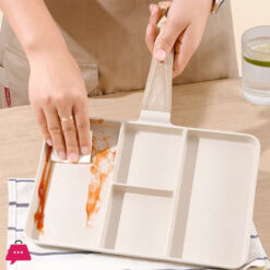 4 In 1 Frying Pan 4 Hole Non-Stick Steak Frying Pan Omelet Pot