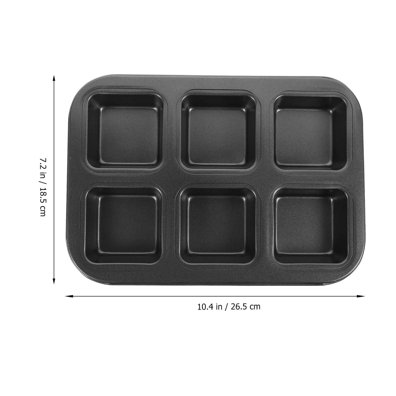 6-Mini Loaf Baking Pans Kitchen Cake Square Household Bread Muffin Multi-Function Mold 5 6-Mini Loaf Baking Pans Kitchen Cake Square Household Bread Muffin Multi-Function Mold