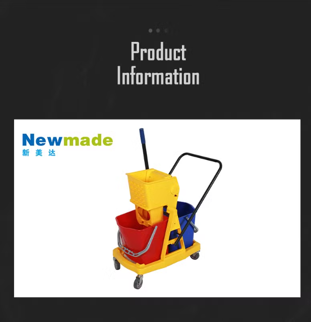 60 Liter Commercial Restaurant Janitorial Cleaning Rolling Industrial Mop Bucket With Down Press Wringer (Triple) 8 60 Liter Commercial Restaurant Janitorial Cleaning Rolling Industrial Mop Bucket With Down Press Wringer (Triple)