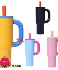 Chakolab 40Oz Stainless Steel Tumbler Travel Mug With Straw Fits Car Cup 29 Chakolab 40Oz Stainless Steel Tumbler Travel Mug With Straw Fits Car Cup - Image 2