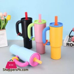 Chakolab 40oz Stainless Steel Tumbler Travel Mug with Straw Fits Car Cup