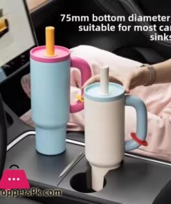 Chakolab 40Oz Stainless Steel Tumbler Travel Mug With Straw Fits Car Cup 32 Chakolab 40Oz Stainless Steel Tumbler Travel Mug With Straw Fits Car Cup - Image 5