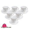 Xwb190F M 190Ml Cupsaucer 6Pcs Set