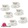 XWB190F F 190ML CupSaucer 6Pcs Set