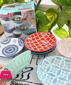 387FGWD 387 Ceramic Dish 6Pcs Set
