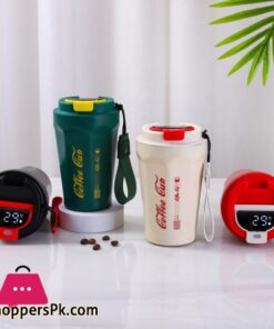 Double-Layer Intelligent Temperature Car Mug Hot-Cold 390ML