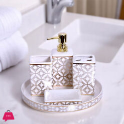 Ceramic Bathroom Set 5-Pcs