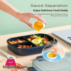 Ice Pack Bento Box Lunch Box Leak-Proof Picnic With Fork &Amp; Spoon For Kids School