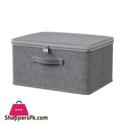 New Grey Clothing Storage Box With Dust Cover Box Home -