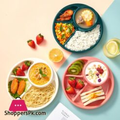Round Plastic Food Plate Salad Plate 1-Pcs