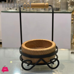 Touch Wood Spoon Holder Next To The Stove