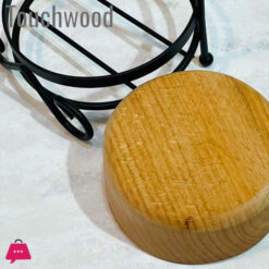 Touch Wood Spoon Holder Next To The Stove