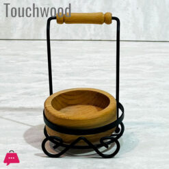 Touch Wood Spoon Holder Next To The Stove