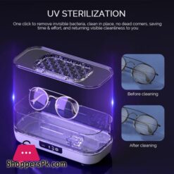 Ultrasonic Glasses Cleaning Ultrasound Jewelry Cleaner Machine High Frequency Ultrasonic Cleaning Bath For Jewelry Makeup Brush