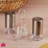 Acrylic Salt and Pepper Shakers Set with Acrylic Stand – Elegant Namak Dani