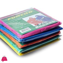 Adult Poncho Raincoat With Hoods Multicolor