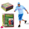 Adult Poncho Raincoat With Hoods Multicolor