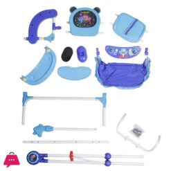 Baby Garden Outdoor Swing With Attachend Toys And Sound - Cover Shade