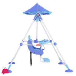 Baby Garden Outdoor Swing With Attachend Toys And Sound - Cover Shade