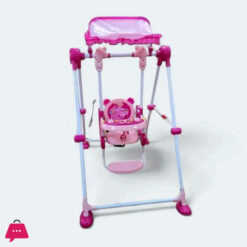 Baby Garden Outdoor Swing With Attachend Toys And Sound - Cover Shade