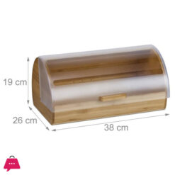 Bamboo Rolling Bread Box