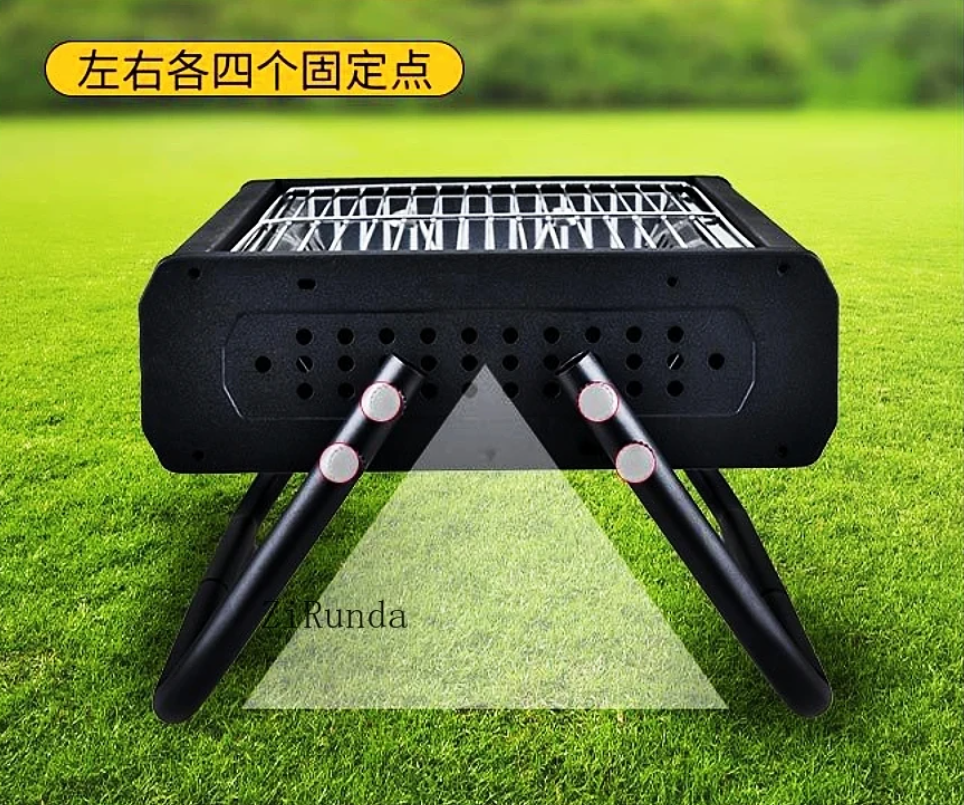 Barbecue Grill Folding Portable Charcoal Grill 9 Barbecue Grill Folding Portable Charcoal Grill