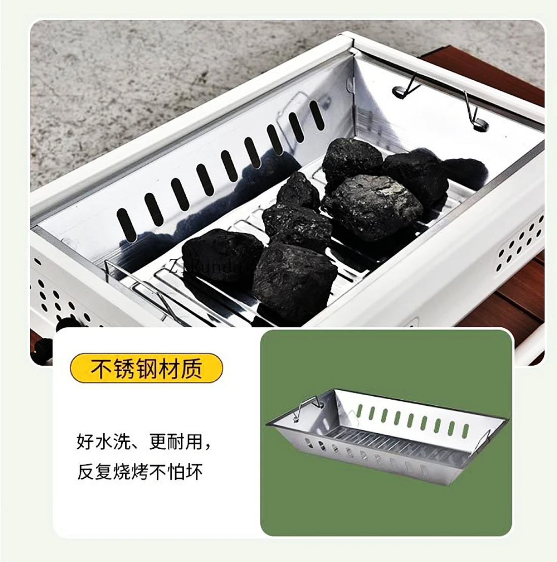 Barbecue Grill Folding Portable Charcoal Grill