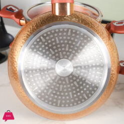 Baroly Copper Effect Granite Cookware Set -23-Piece