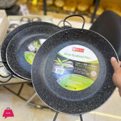 Baroly Heavy Granite Two Handed Frying Pan Sea Food Pan - 38Cm