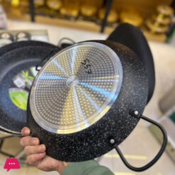 Baroly Heavy Granite Two Handed Frying Pan Sea Food Pan - 38Cm