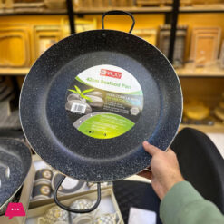 BAROLY Heavy Granite Two Handed Frying Pan Sea Food Pan - 42CM