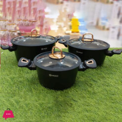 Baroly Non-Stick Granite Cookware Set Of 10