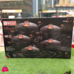 Baroly Non-Stick Granite Cookware Set Of 10