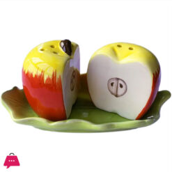 Ceramic Salt Pepper Shaker - Apple