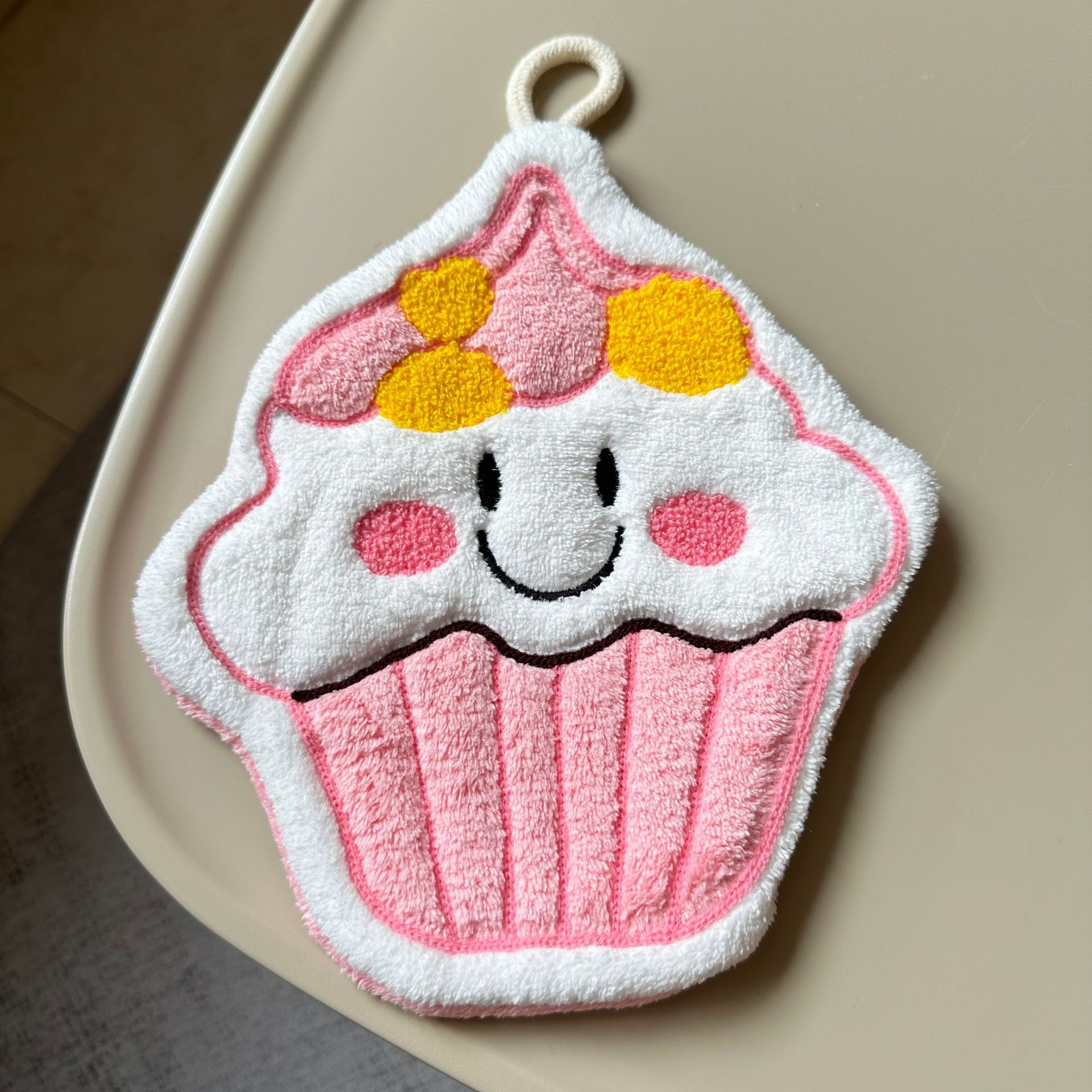 Cute Hanging Hand Towels Quick-Drying Coral Fleece Bathroom Kitchen 1-Pcs 4 Cute Hanging Hand Towels Quick-Drying Coral Fleece Bathroom Kitchen 1-Pcs