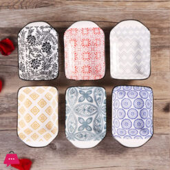 Danny Home Ceramic Rectangular Mini Dip Bowl 1-Pcs