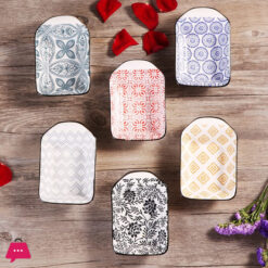 Danny Home Ceramic Rectangular Mini Dip Bowl 1-Pcs