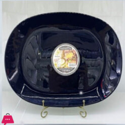 Danny Home Plate Opal Glass 14 Inch