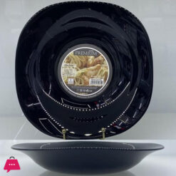 Danny Home Porcelain Black Dinner Plate 9 Inch