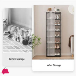 Dustproof Shoe Rack Dustproof High Plastic Organizer Shoe Rack Organizer Cabinet