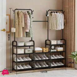 Entryway Coat Organizer Shoe Rack