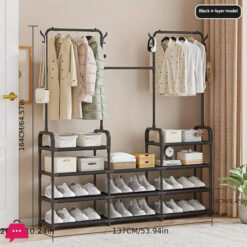 Entryway Coat Organizer Shoe Rack