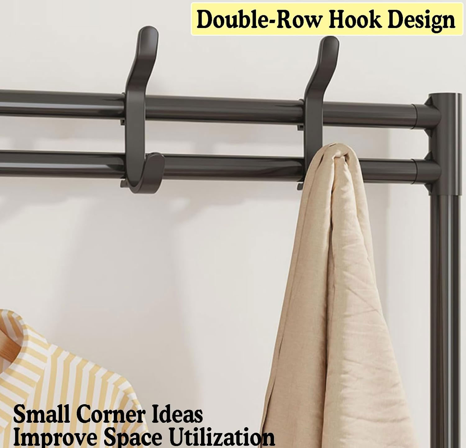 Entryway Corner Coat Rack Coat Hanging Rack With Shoe Stand