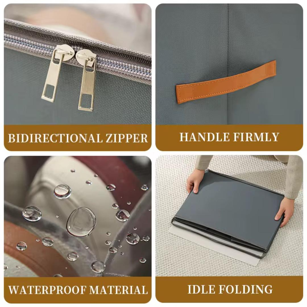 Storage Box With Transparent Cover For Clothes Shoe