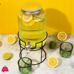 Glass Table Top Manual Water Dispenser - 8- Liter